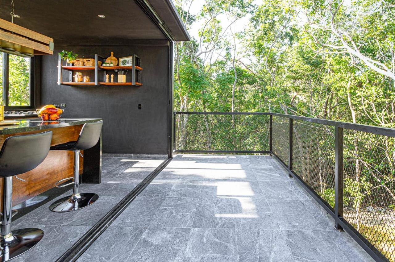 Tiny House En La Selva Con Cenote Natural Privado Tulum Eksteriør bilde